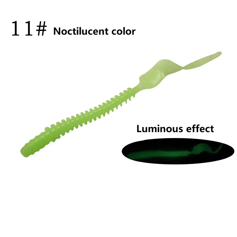 5 шт./лот приманки с длинным хвостом личинки 122 мм/2 6 г джиг воблер свимбейты