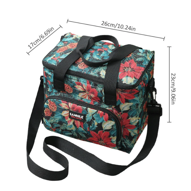 

Men Women Large Capacity Portable Lunch Bag Fresh Keeping Box Insulated Tote Waterproof Cool Travel Food Lunch Storage Hand Bags