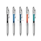 Японская полосатая быстросохнущая гелевая ручка PENTEL BLN75L 0,5 мм ENERGEL Clena BLN75L черная гладкая Заправка для письма, офисные канцелярские принадлежности