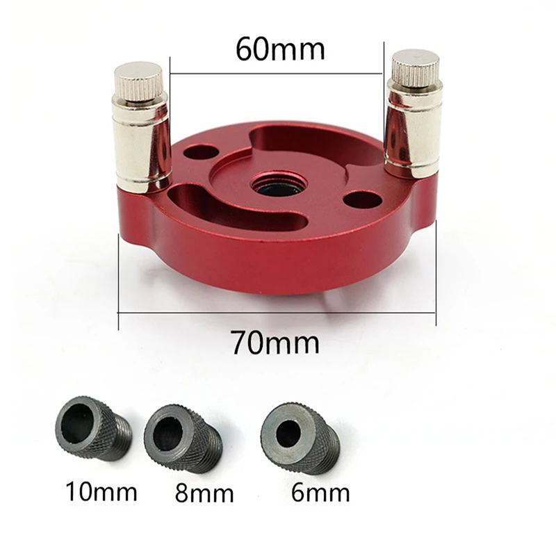 

Vertical Pocket Hole Jig 6/8/10mm Woodworking Dowelling Locator Hole Puncher