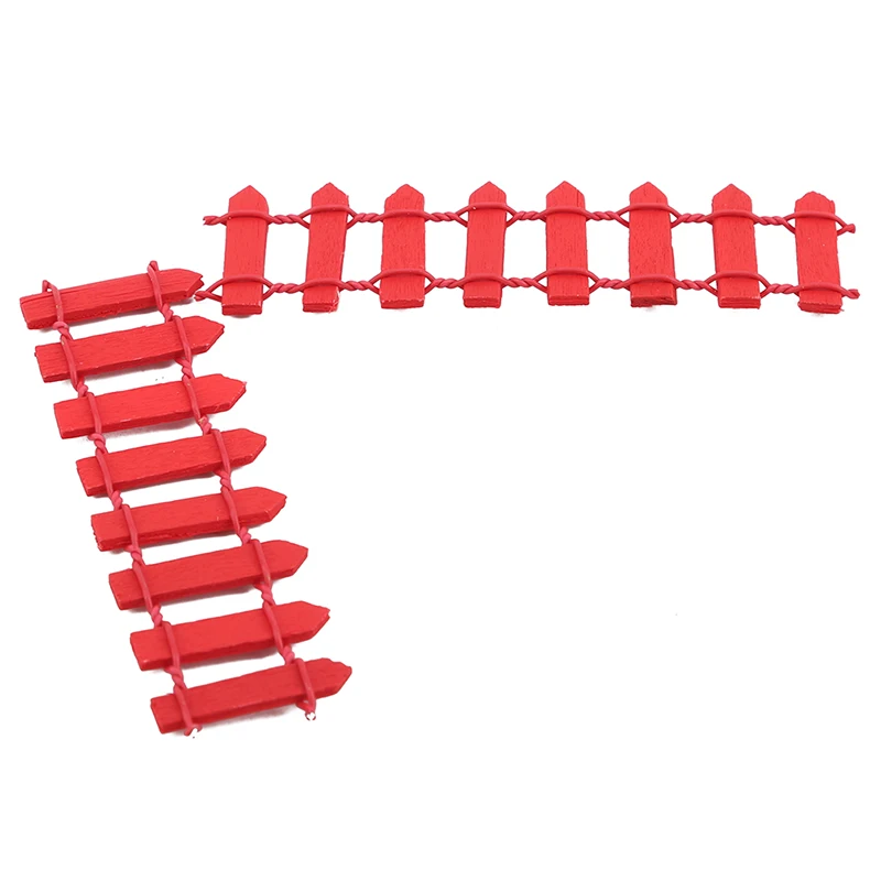 Миниатюрный забор для украшения сада DIY сказочный набор декоративный деревянный