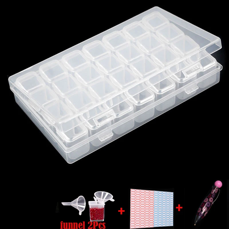 Аксессуары для алмазной живописи с воронкой 5D 28 слотов | Дом и сад