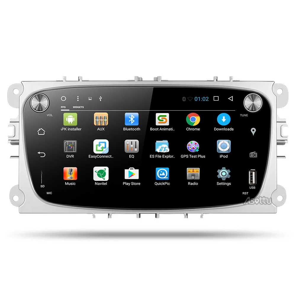 Car dvd Android 8,1 автомобиль DVD Восьмиядерный для Ford Mondeo C-max Фокус galaxy S-max автомобиль dvd gps радио Видео плеер в тире dvd 1024*600 - Цвет: Car dvd