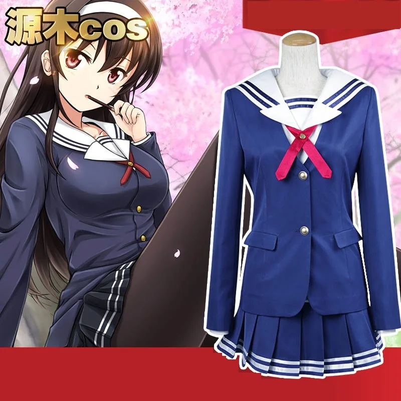 

Anime Cos saenai heroine no sodate-kata Kasumigaoka Utaha Cosplay Costumes Uniform Suit