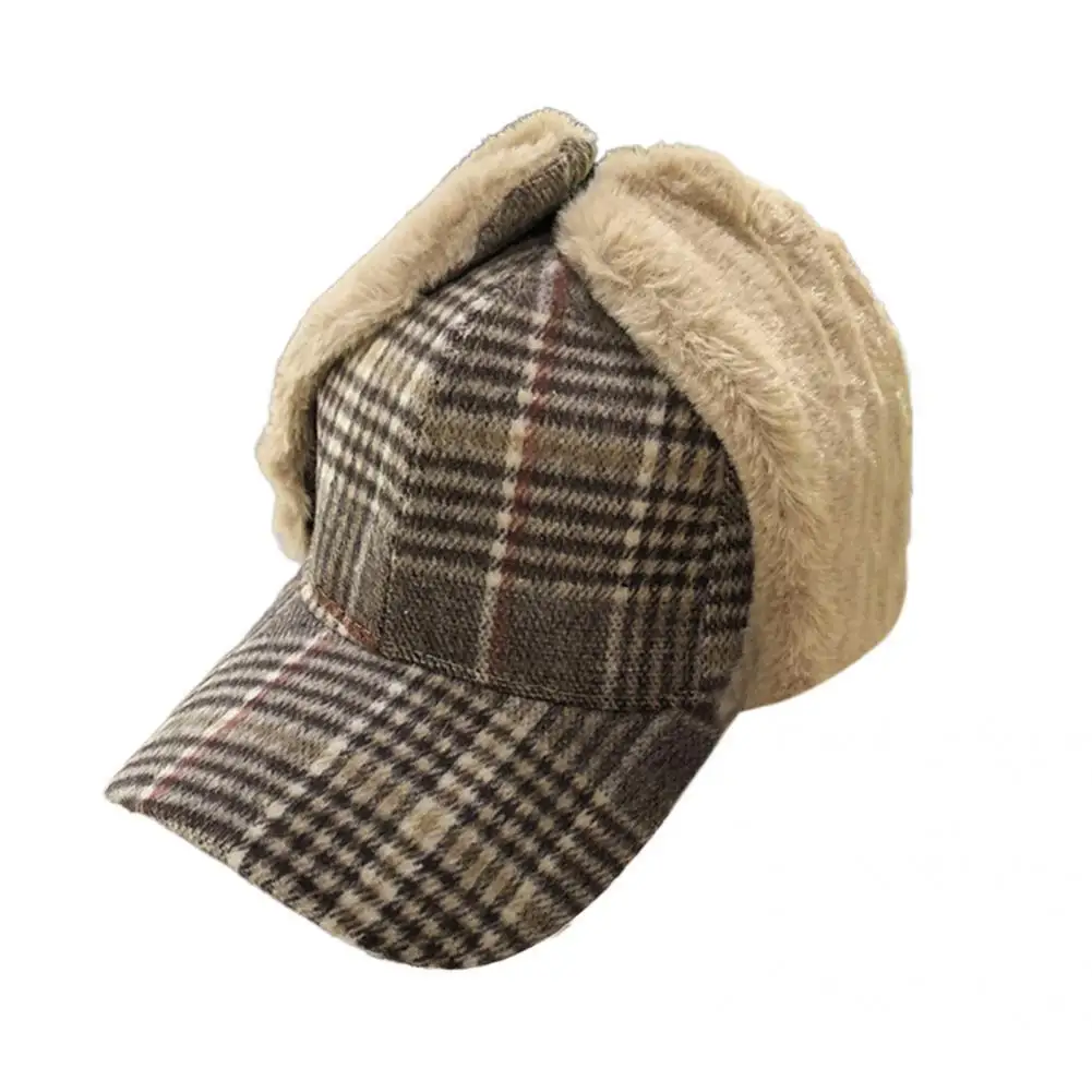 

Useful Ear Flap Hats Wind-proof Cold Resistant Breathable Winter Trapper Hat Trooper Trapper Hat Trapper Hat