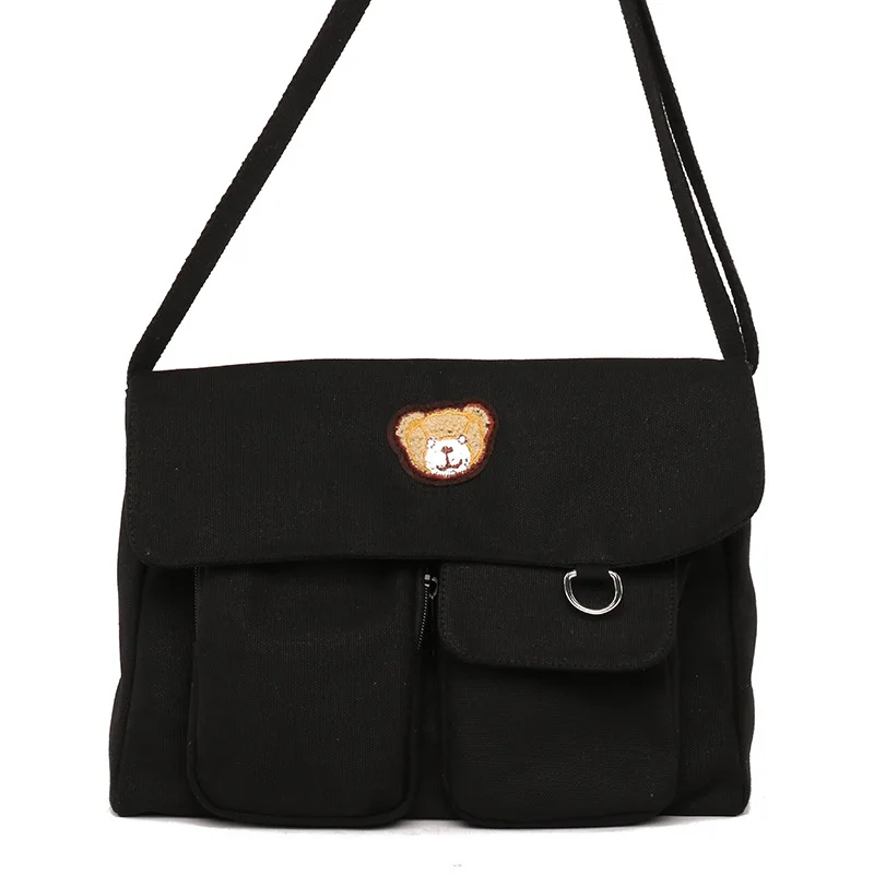 Женские сумки через плечо новые модные повседневные школьные с мультяшным