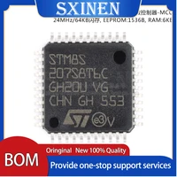 2pcs stm8s207s8t6c lqfp 44 24mhz64kb flash memory8 bit microcontroller mcu