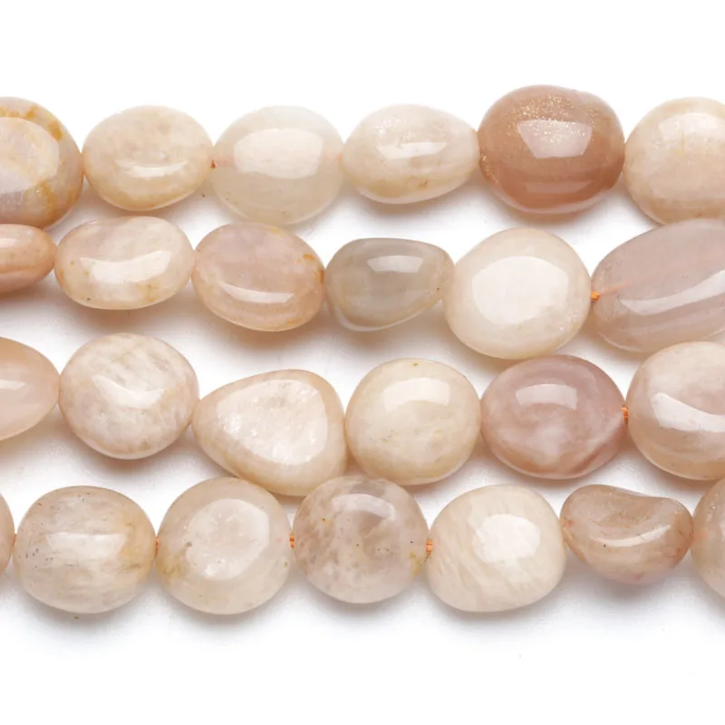 

Orange Moonlight Natural Amorphous Jewelry Loose Beads 6x8MM 8x10MM Suitable For Jewelry Making DIY Bracelet Necklace