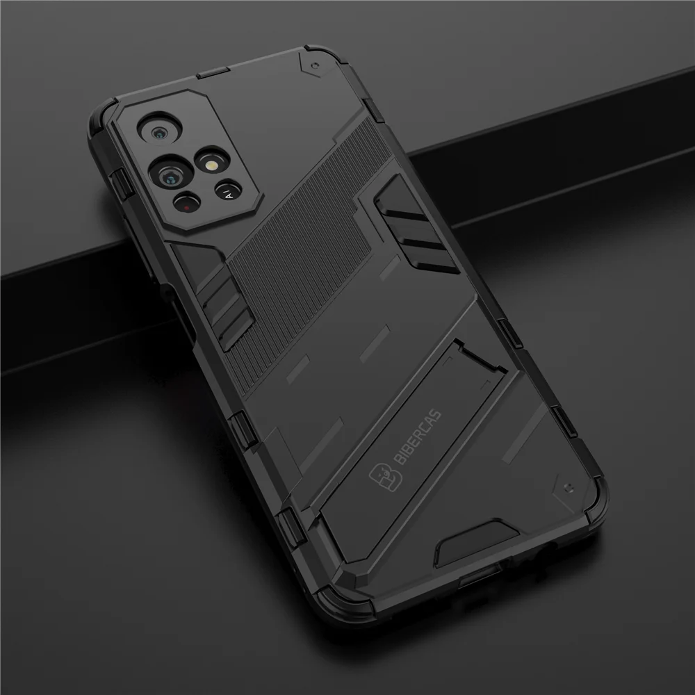 

POCO M4 Pro Case For Poko M4 X 3 Pro NFC Armor Cyber Shockproof Case POCCO M 4 5G Poco Fone M4Pro POCOM4 Pro Slim Stand Cover