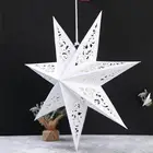 Рождественское украшение 45 см, ажурный светильник в виде звезды для вечерние, декоративный светильник, крышка для окна дома, ночник, крышка