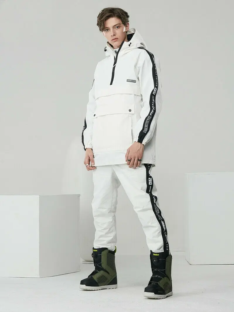 Женское водонепроницаемое пальто штаны лыжный костюм новая модная теплая куртка