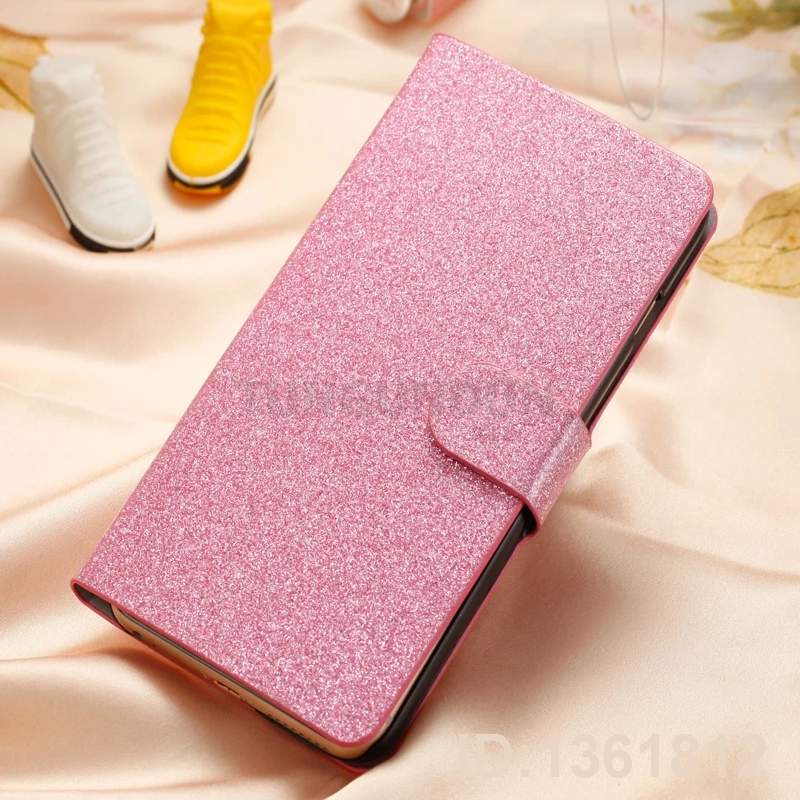SF Pink Чехол для телефона zte Blade A7 A7000 L8 флип-чехол из искусственной кожи подставка держатель для карт чехол для zte лезвие A3 A5 полиуретан) и силикона с откидной крышкой - Цвет: SF Pink