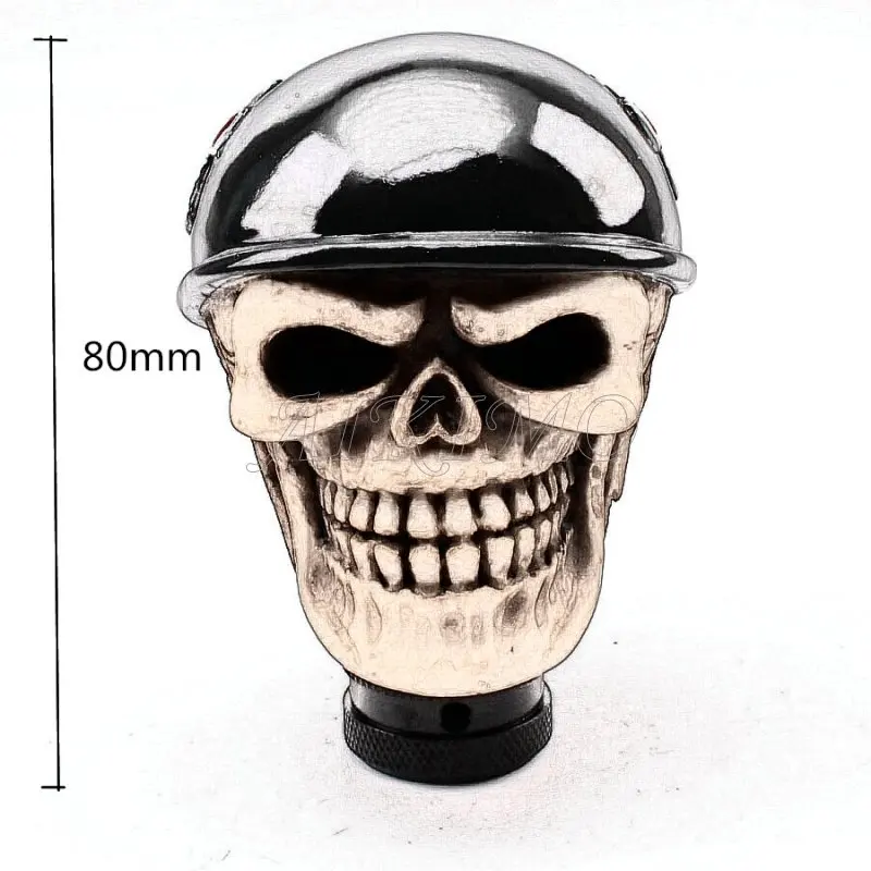 Ручка переключения передач с железным шлемом и черепом ручка передач|Ручка