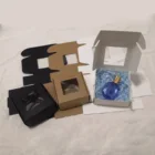 Коробки для мыла из крафт-бумаги, прозрачные, из ПВХ, 5 шт.