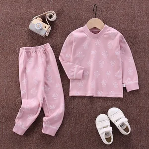 Новинка Весна 2020, детская одежда, модный костюм для маленьких девочек из 2 предметов, пальто + штаны, мультяшный комплект, хлопковая одежда для новорожденных