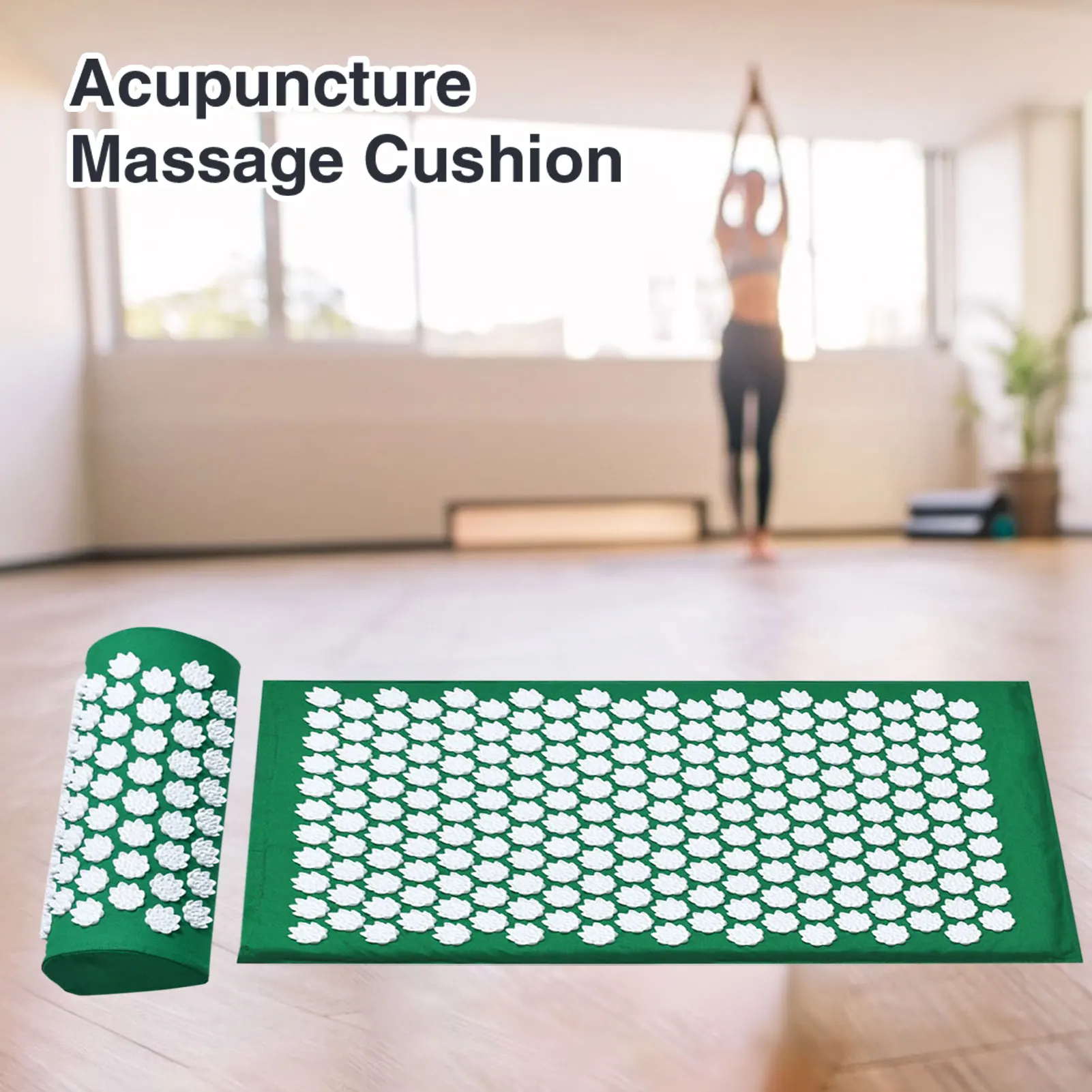 

Yoga Mat Kuznetsov Mat Blacksmith Applicator Kuznetsov's Applicator Sticky Pad For A Back Acupressure Mat Pillow Massage