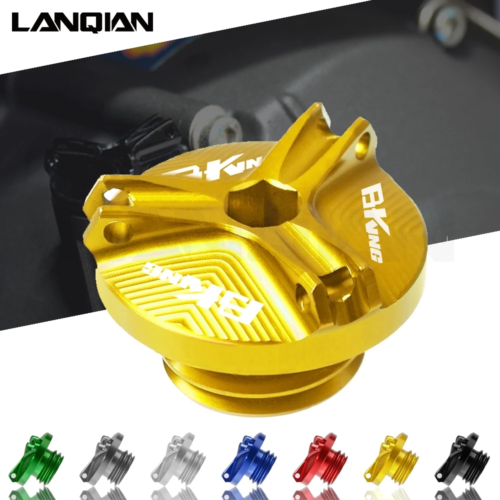 

For Suzuki B KING Motorcycle Aluminum Engine Oil Filter Cup Plug Cover Moto Parts B-KING 2007 2008 2009 2010 Accessories