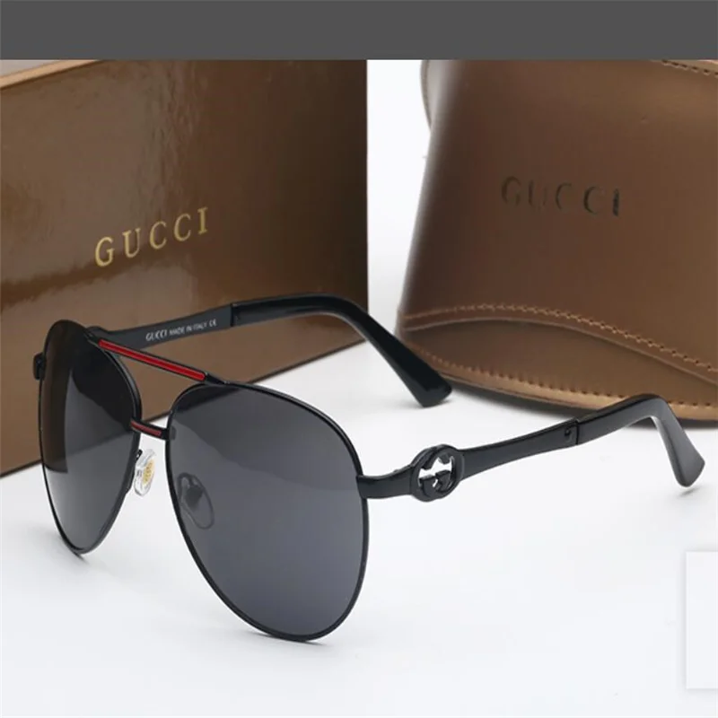 

Luxury Glasses Designer Sunglasses for Mens Glass Mirror Green Lense Vintage Sun Glasses Eyewear Accessories womens Sunglasses