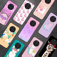 llama alpaca pattern phone case for huawei y 5 y6 2019 y5 2018 y9 2019 luxury case for 9prime2019