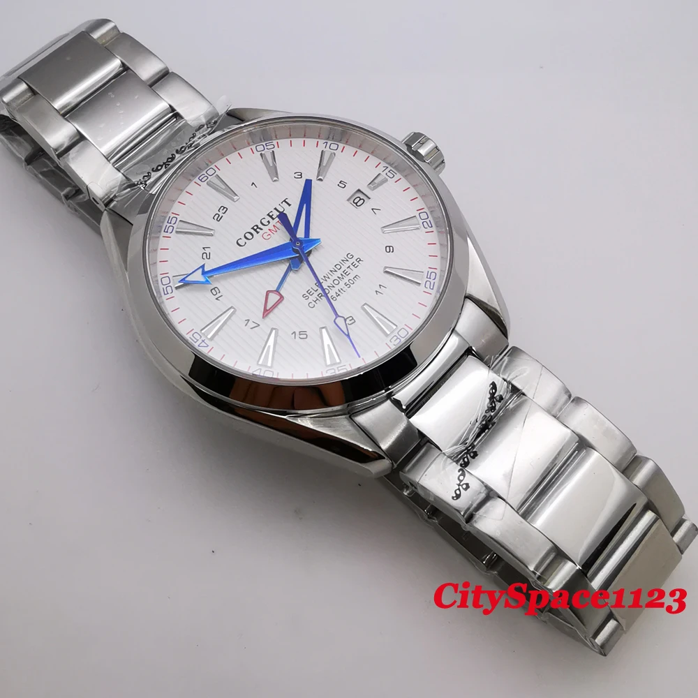 Мужские механические часы из нержавеющей стали с автоматическим движением 41 мм |