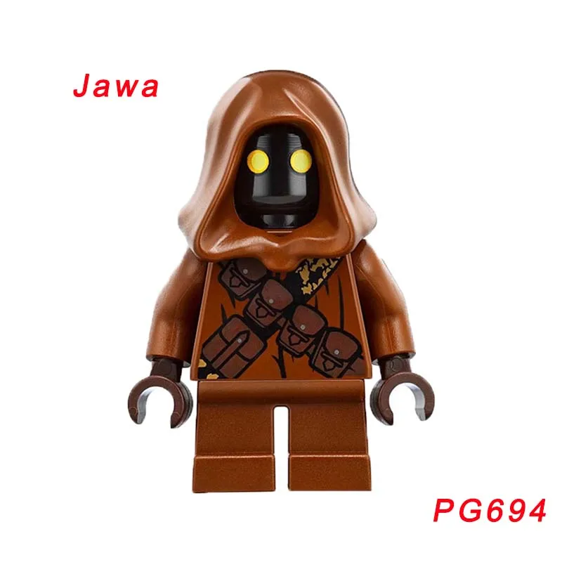 pg694 Одиночная Звездные войны кирпич Хан Solo Embo Jawa Финн Анакин Скайуокер K-3Po йода капитан тарпалс Aayla ecura строительный блок - Цвет: pg694