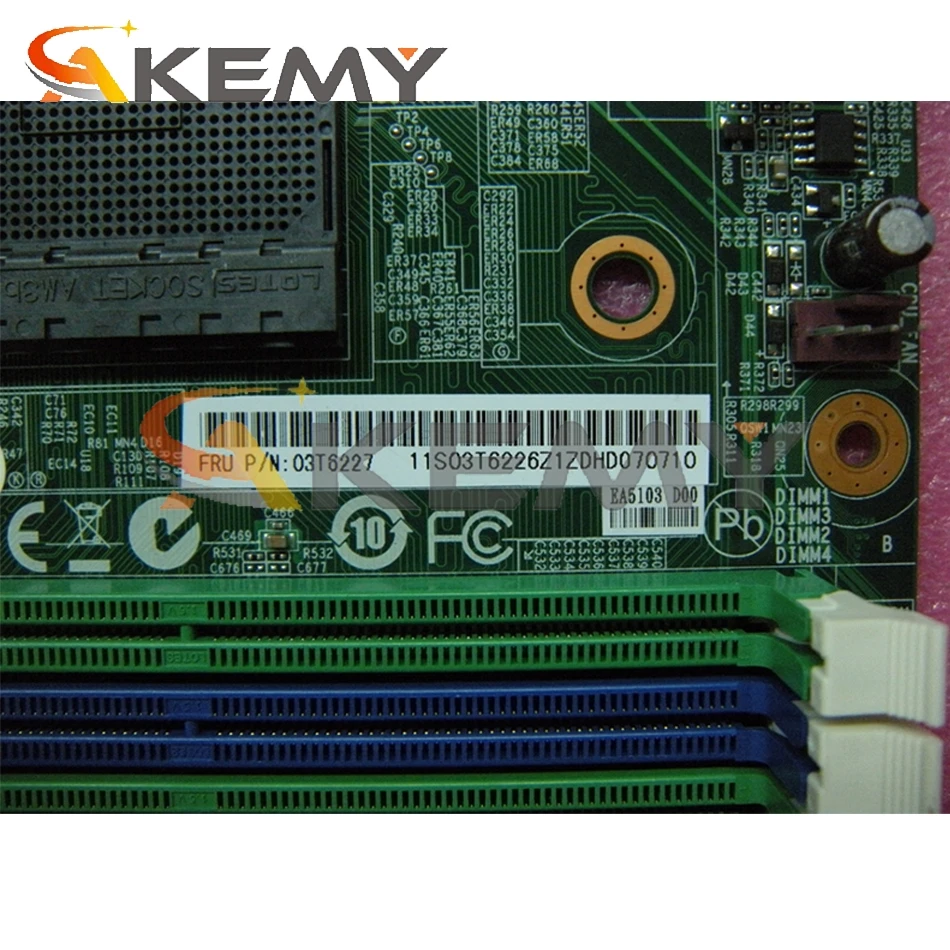 

High quality For Lenovo A880M V1.0 Desktop Motherboard FRU 03T6227 RS880PM-LM M77 100% Tested Fast Ship