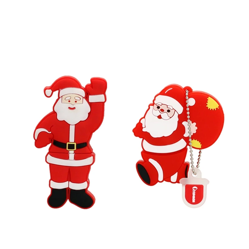 Usb флеш-накопитель 32 ГБ, 8 ГБ, мультяшный диск, рождественский подарок, флешка, 16 ГБ, снеговик, флеш-карта памяти, 64 ГБ, usb 2,0, флешка, 128 ГБ