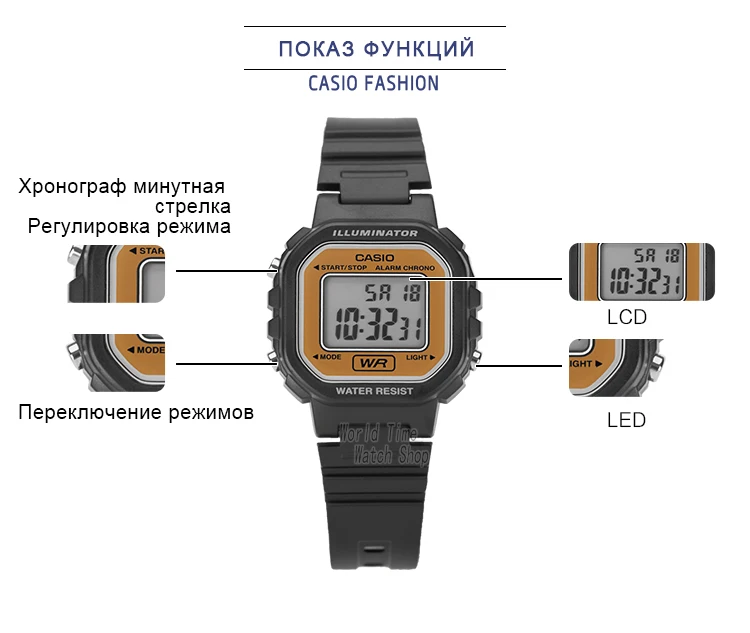 Женские наручные часы Casio Лучший бренд класса люкс Водонепроницаемый Кварцевые светодиодные наручные часы для женщин Спортивные Новые миниатюрные женские часы relogio цифровые часы feminino reloj mujer montre homme