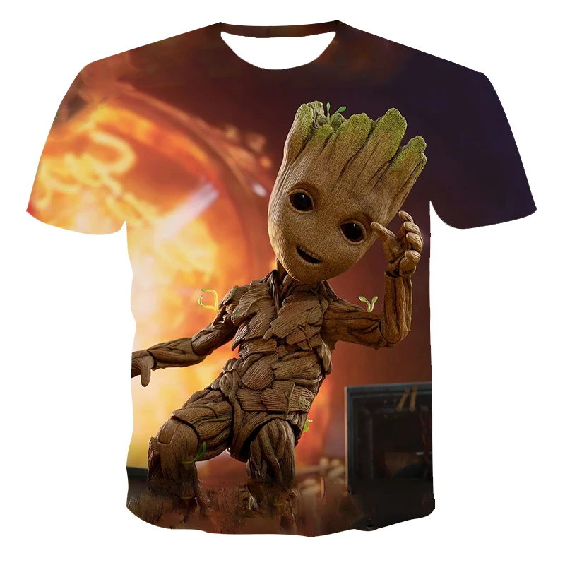 

2021 Summer Movie CharactersTheme 3D Printed Men's T-shirt Fashion Casual Breathable Hedging O-Neck Hip Hop Large Size T-shirt