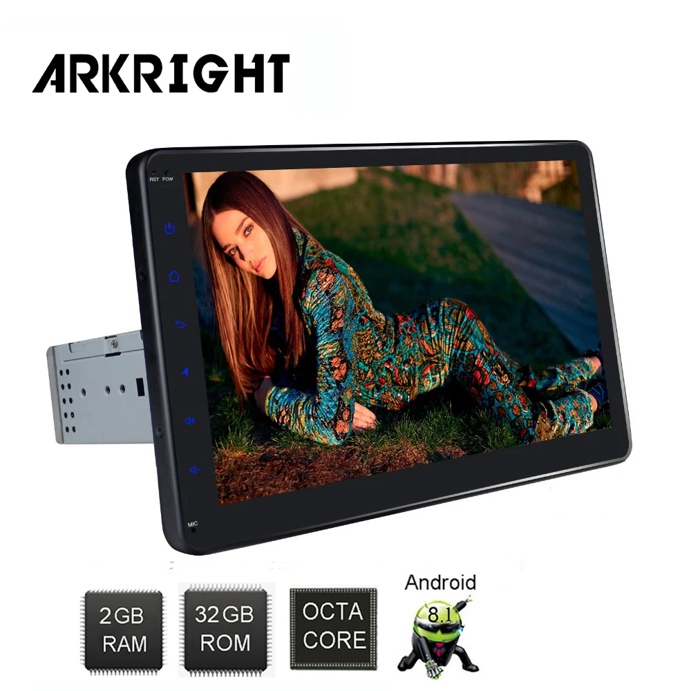 ARKRIGHT 2 + 32 ГБ 10 1 '✝in Android автомобильное радио Восьмиядерный Универсальный