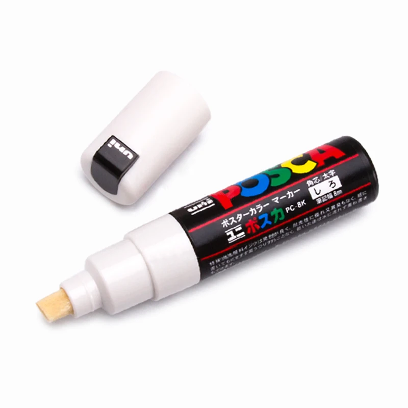 1 шт Uni Posca Краска Маркер ручка PC-8K ручка-широкий Tip-8mm 15 цветов