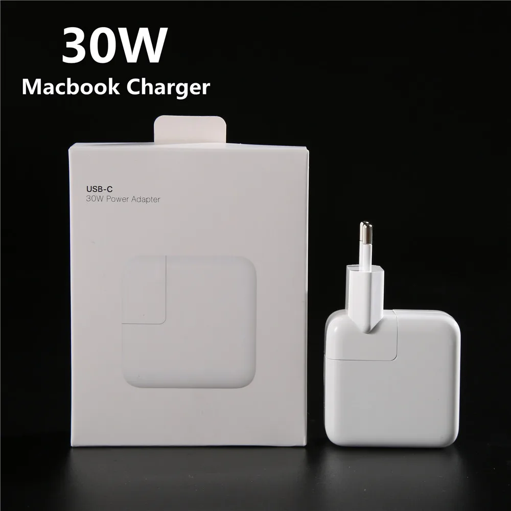 

Original PD 30W USB C TypeC Power Adapter Notebook Laptop Quick Charger For Macbook 12 Air 13 M1 A1534 A1932 A1882 iPhone iPad
