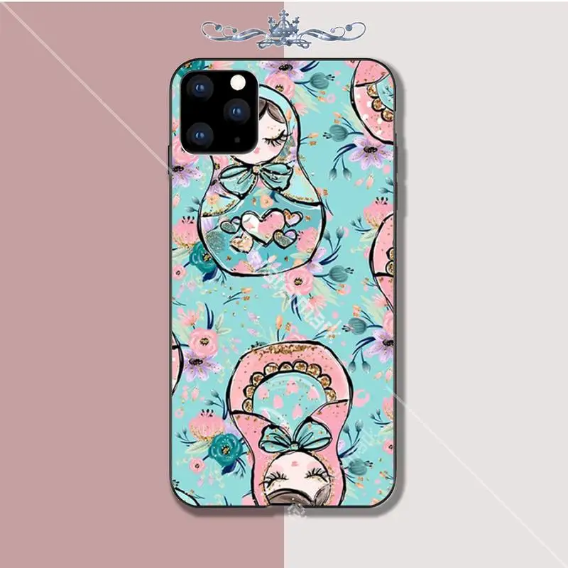 Русская матрешка куклы Роскошный чехол для Iphone 5s Se 2020 6 6s 7 8 Plus X Xs Max Xr 11 Pro чехлы |