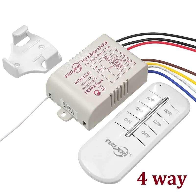 

Беспроводной дистанционный переключатель OSSIEAO 1/2/3/4 канала 220В