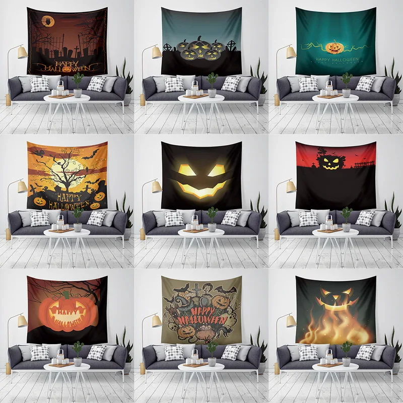 Новейшая мода гобелен печать 2019 Хэллоуин корзинка для Хэллоуина Ужасный Призрак