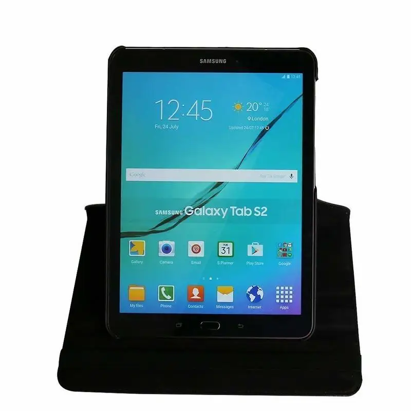 Чехол для Samsung Tab S2 8 0 дюймов чехол Galaxy SM T710 T715 T713 360 Вращающаяся подставка Pu Кожаные