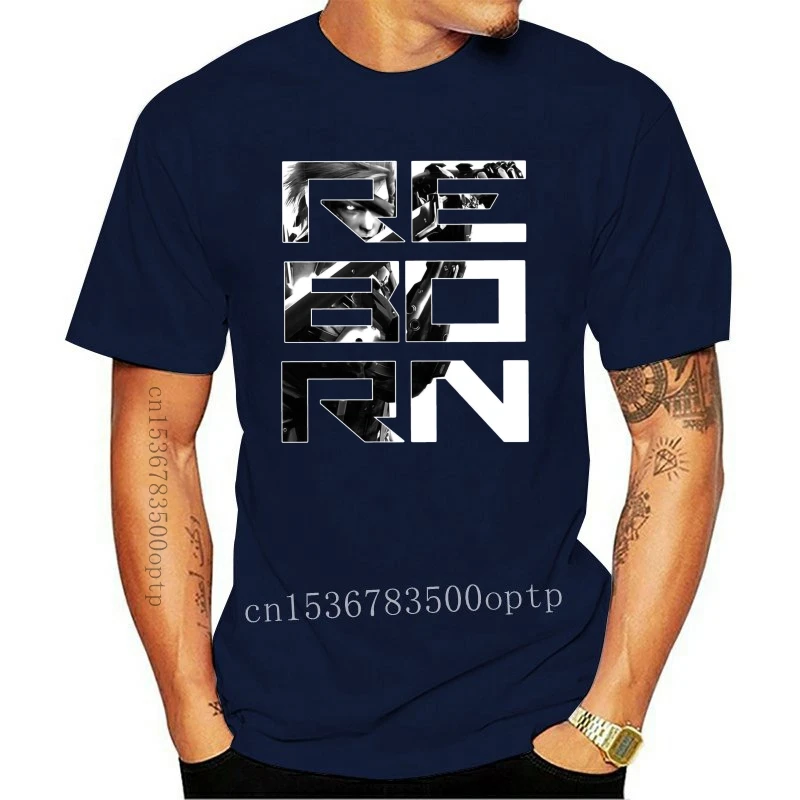 Новинка футболка с изображением металлического снаряжения для косплея Райден