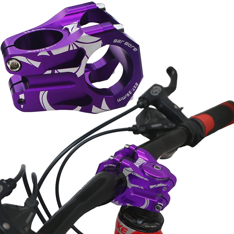 

Race Cross-country Bike Aluminum Alloy Riser Accessories Road Bike Stem 31.8*28.6*35mm Mountain Bike Hollow Stem Bike Stem