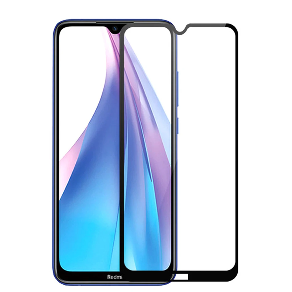 

cover tempered glass for xiaomi redmi note 9s 8t 8 7 6 pro phone screen protector redmi 8A 7A 6A protective film on the glass
