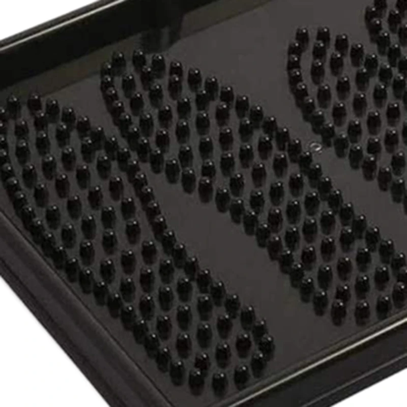 

HOT SALE 2Pack Boot Mat for Heavy Duty Floor Protection - Pet Licking Bowls -Massage Feet- Mat Multi-Purpose Tray 16.9 x 15 Inch