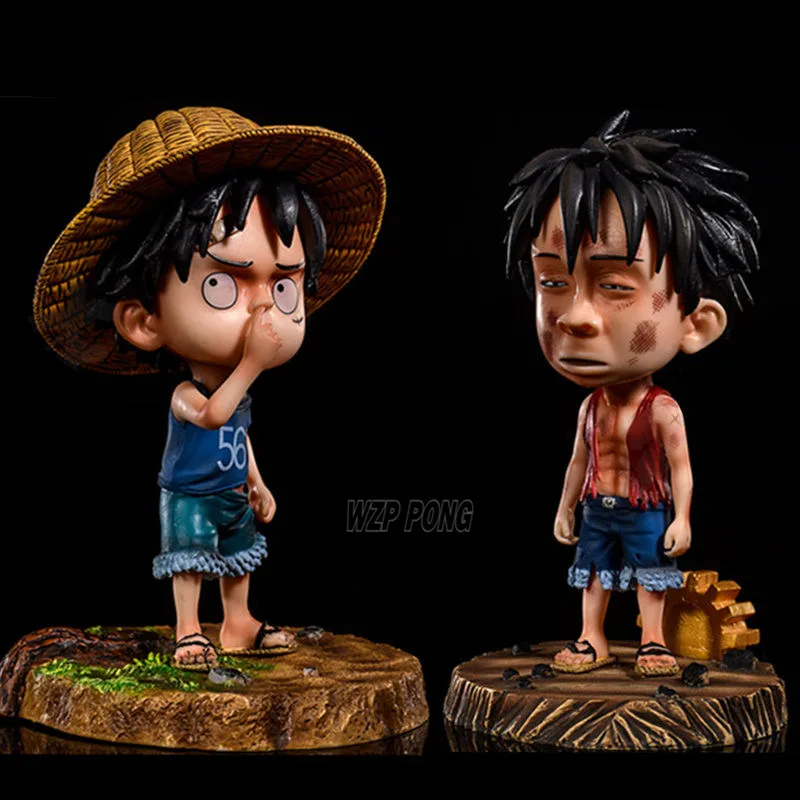 16 см аниме одна деталь детство милый сердитый Обезьяна D Луффи фигурка куклы