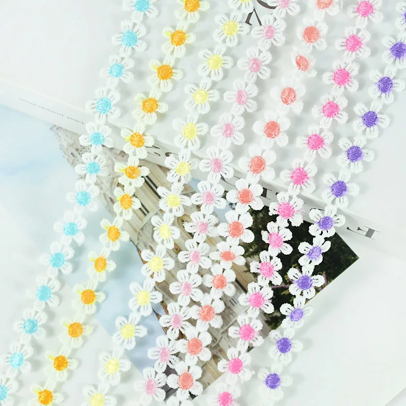 

5 Yards/roll Flower Lace Trim Ribbon Home Hand DIY Crafts Sewing Lace Fabric Accessories Embroidered Handmade Lace Fabric Supply