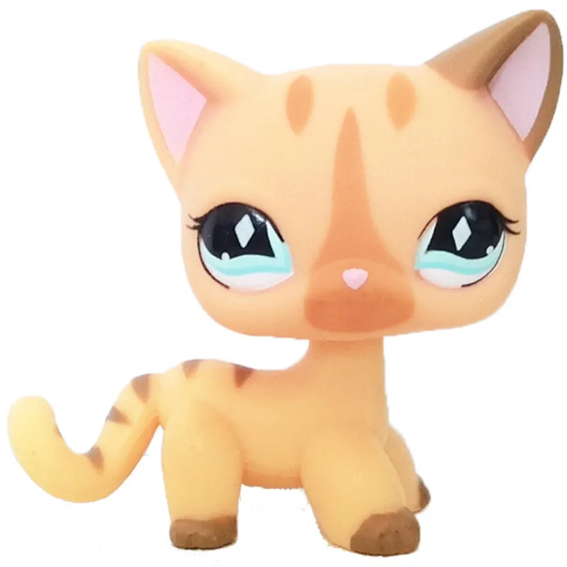 Лпс стоячки кошки собаки игрушки Lps кошка старый pet shop игрушка маленькая короткая шерсть котенок Гималайский котенок husky собака Спаниель колли great dane редкая коллекция фигурок - Цвет: 886