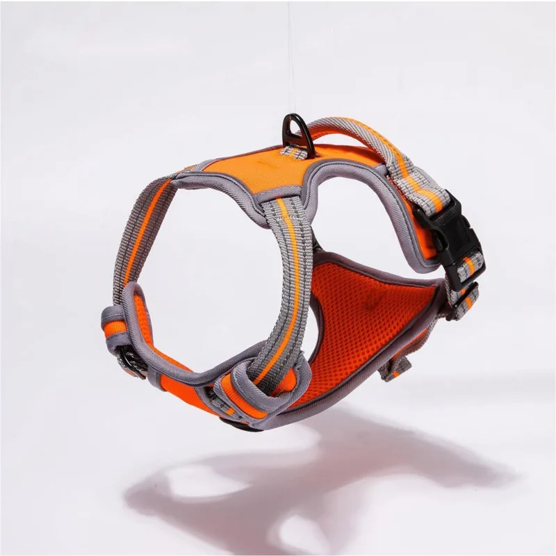

Reflective Pet Dog Harness Leash Set Breathable Dog Vest Oudoor Pet Products For Medium Large Dogs French Bulldog Cat Leash
