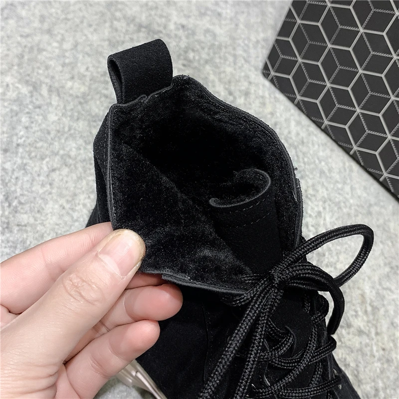 ZJVI/женские замшевые ботинки Сезон осень-зима Женские мотоциклетные ботильоны на