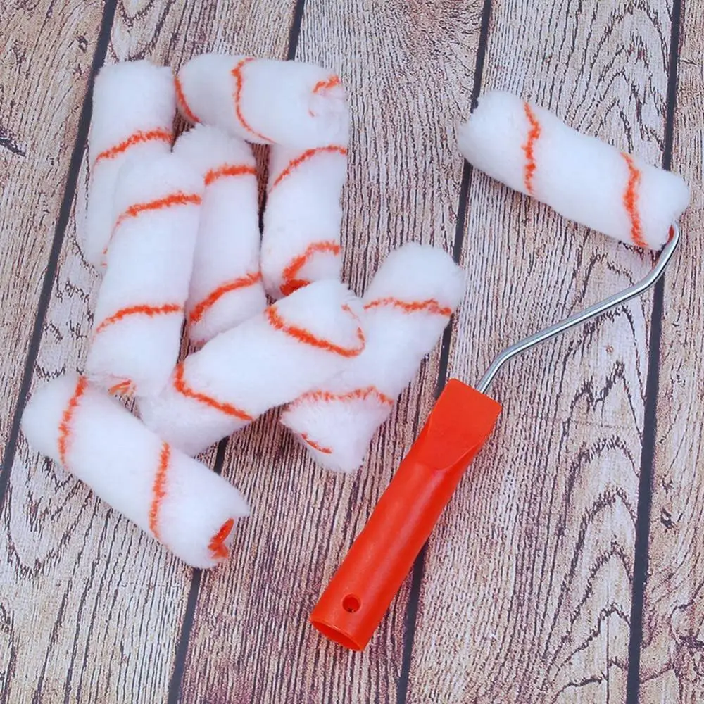 

10 шт., 4-дюймовый ролик для рисования, ручной инструмент для тиснения