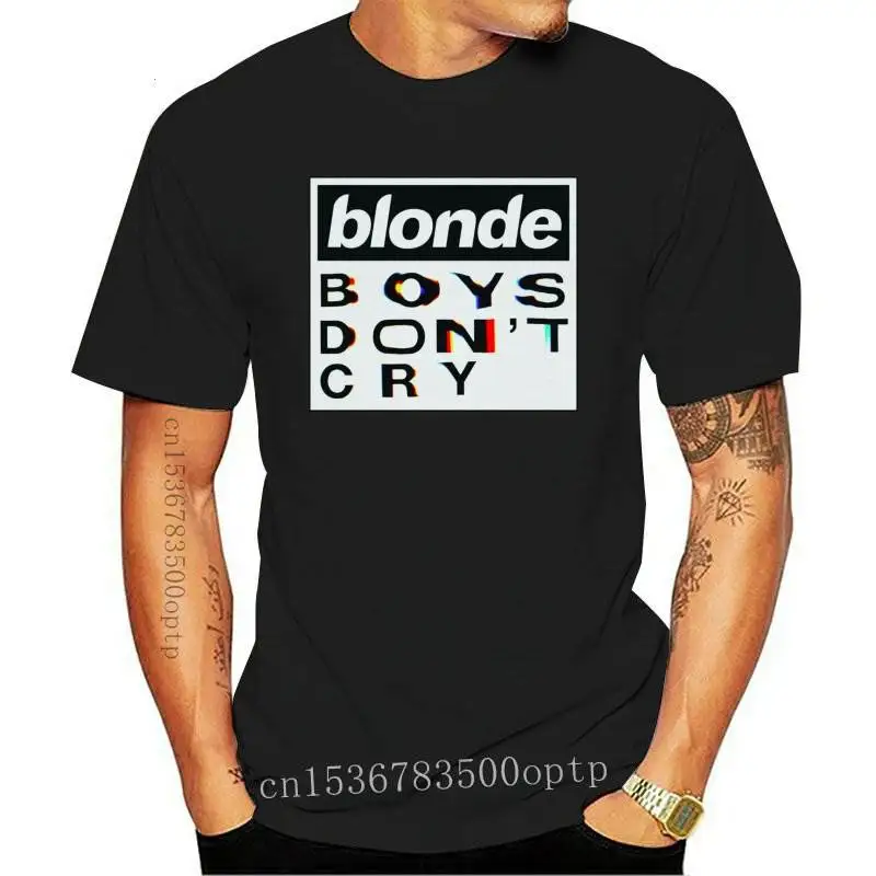 

New casual o-neck loose summer T shirt for men blonde Boys Don't Cry Tour Ocean Music Concert Top Hot men's fun casual print T-s