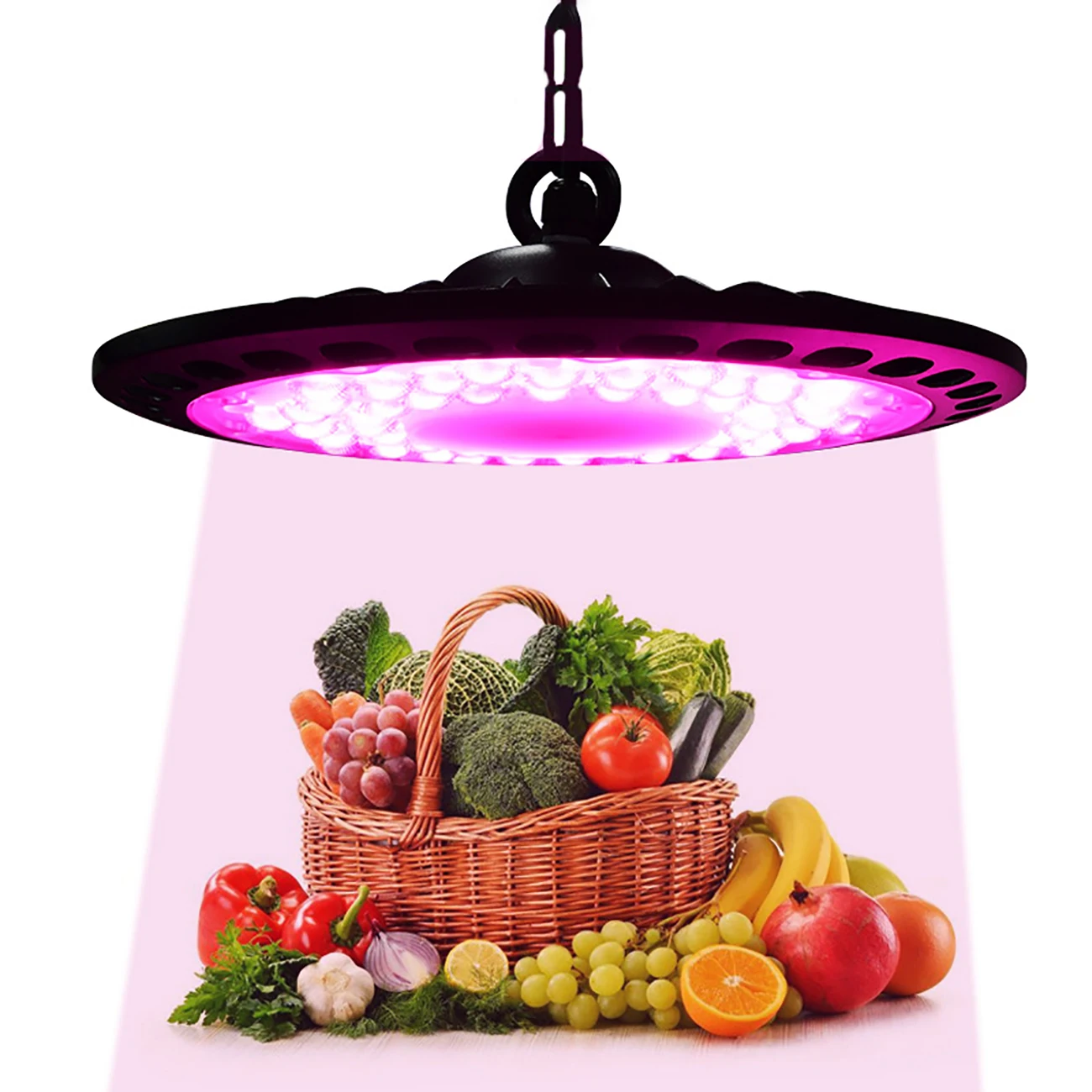 

LED Grow Light Phyto Lamp Full Spectrum Lamp Plants 100W 150W 200W UFO Waterproof Growth Lighting For Indoor Plant Greenhouse