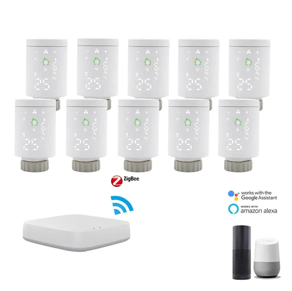 Регулятор температуры радиатора Zigbee TUYA Smart термостат для системы отопления TRV |