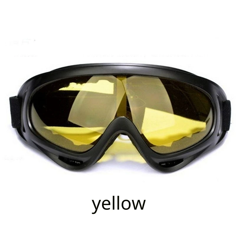 Yellow 1 шт. очки для катания на лыжах, очки для катания на лыжах, 5 цветов, очки для сноуборда, очки для мужчин и женщин, снежные очки es Ski Googles - Цвет: Yellow